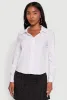 Iris Classic Fit Solid Button Front Long Sleeve Shirt sold by Rainbow