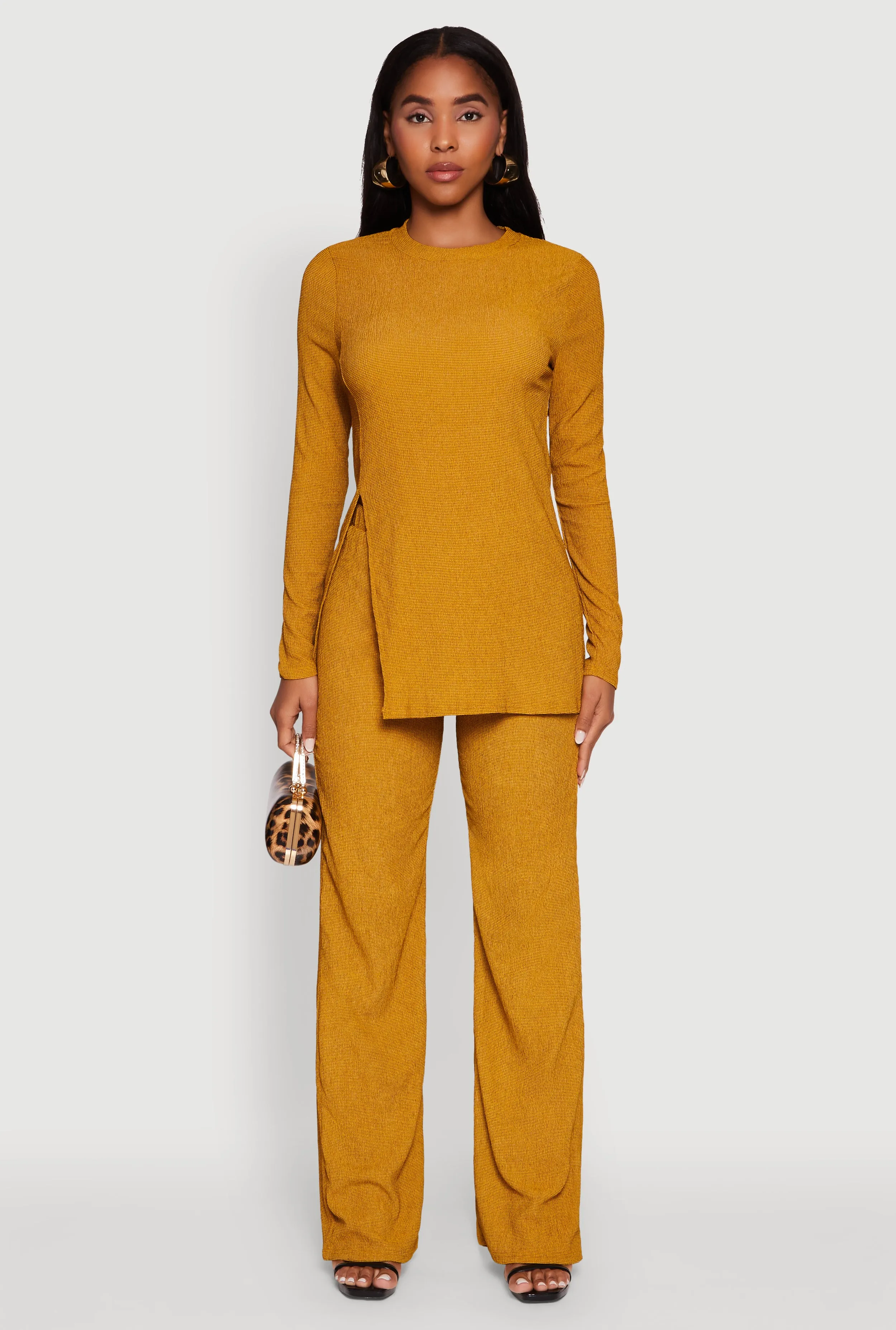 Seersucker Pull On Straight Leg Pants sold by Rainbow product image thumbnail 2