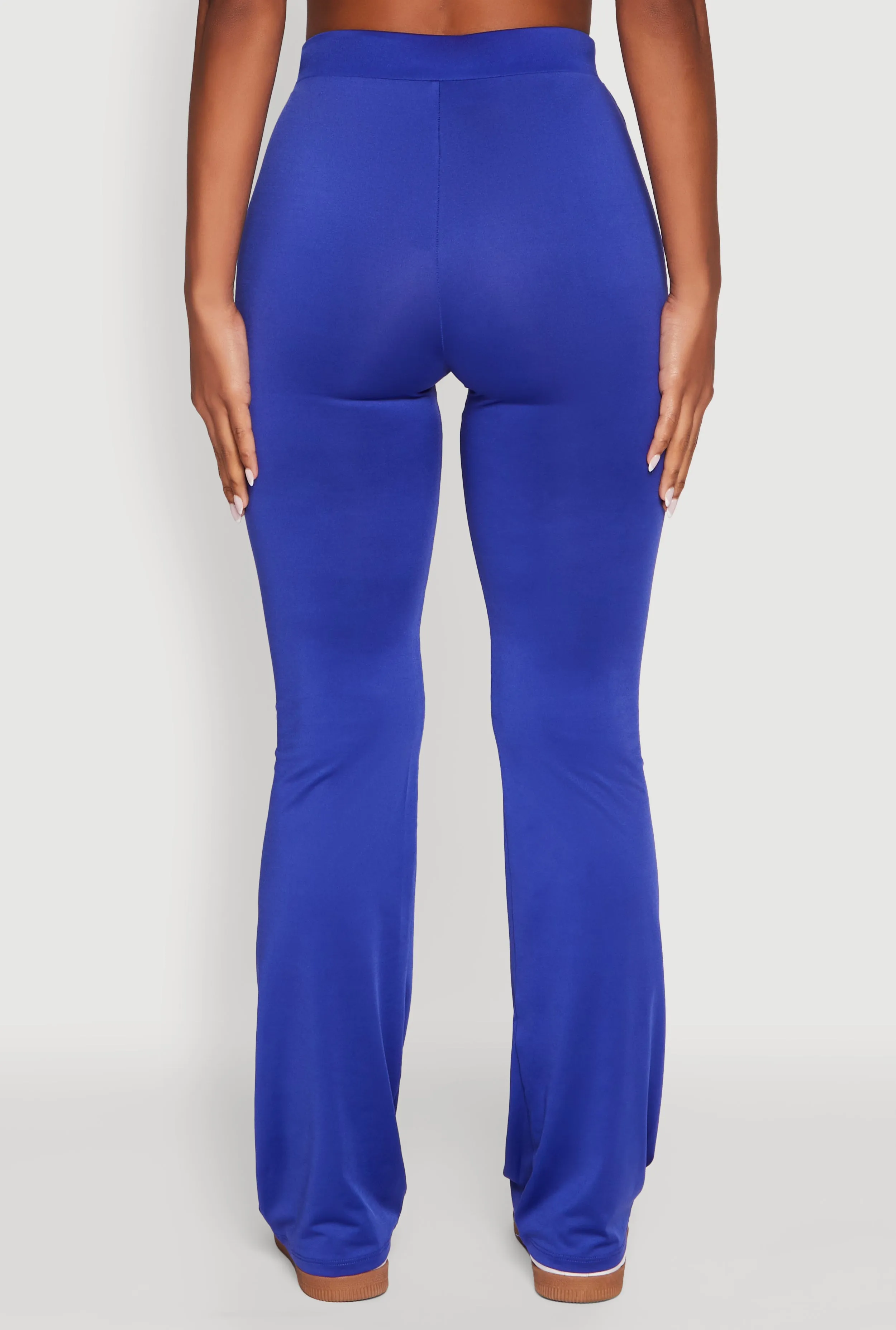 High Waisted Boot Cut Active Pants with Contrast Piping sold by Rainbow product image thumbnail 5