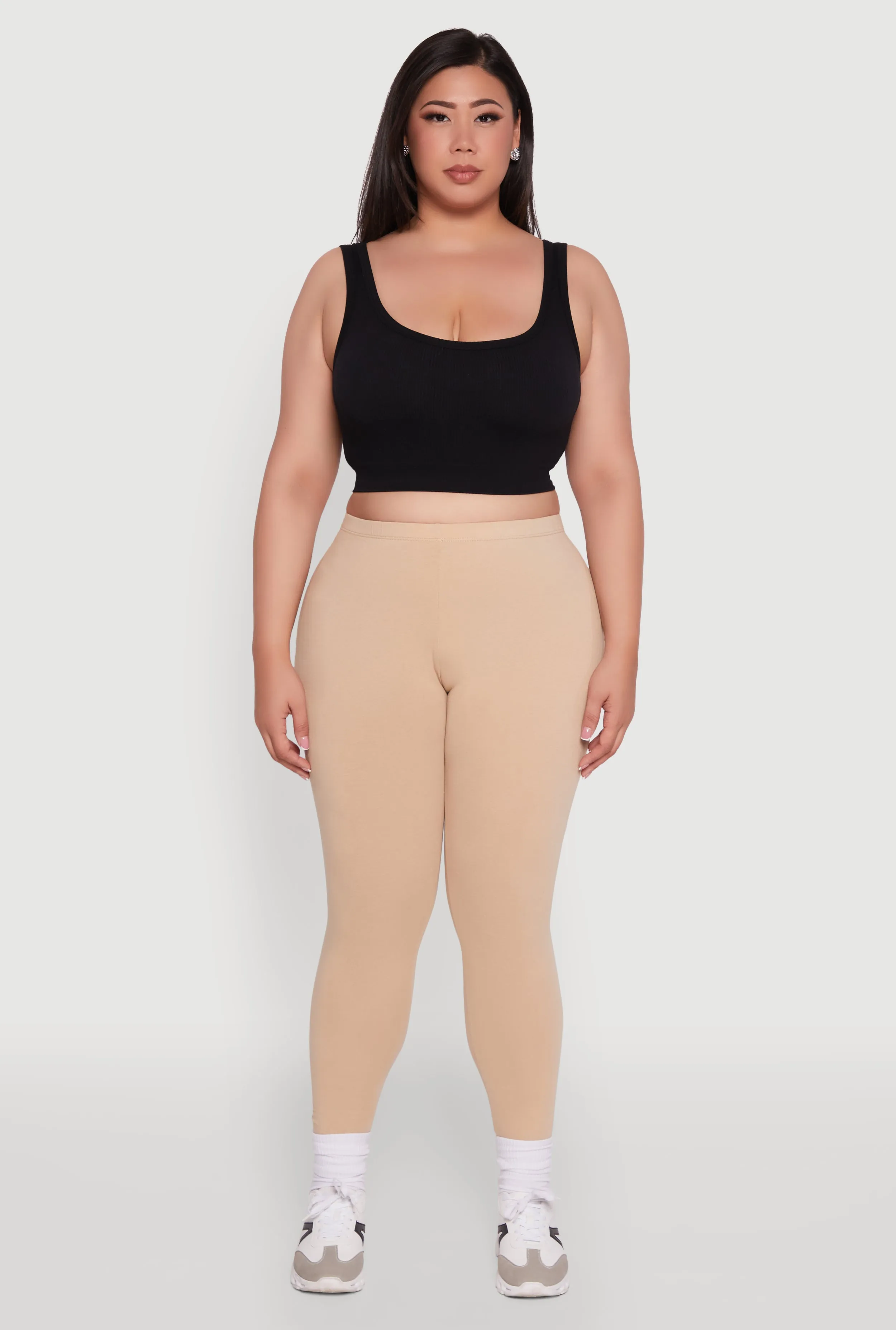 Plus Size Ambiance Basic Leggings sold by Rainbow product image thumbnail 2