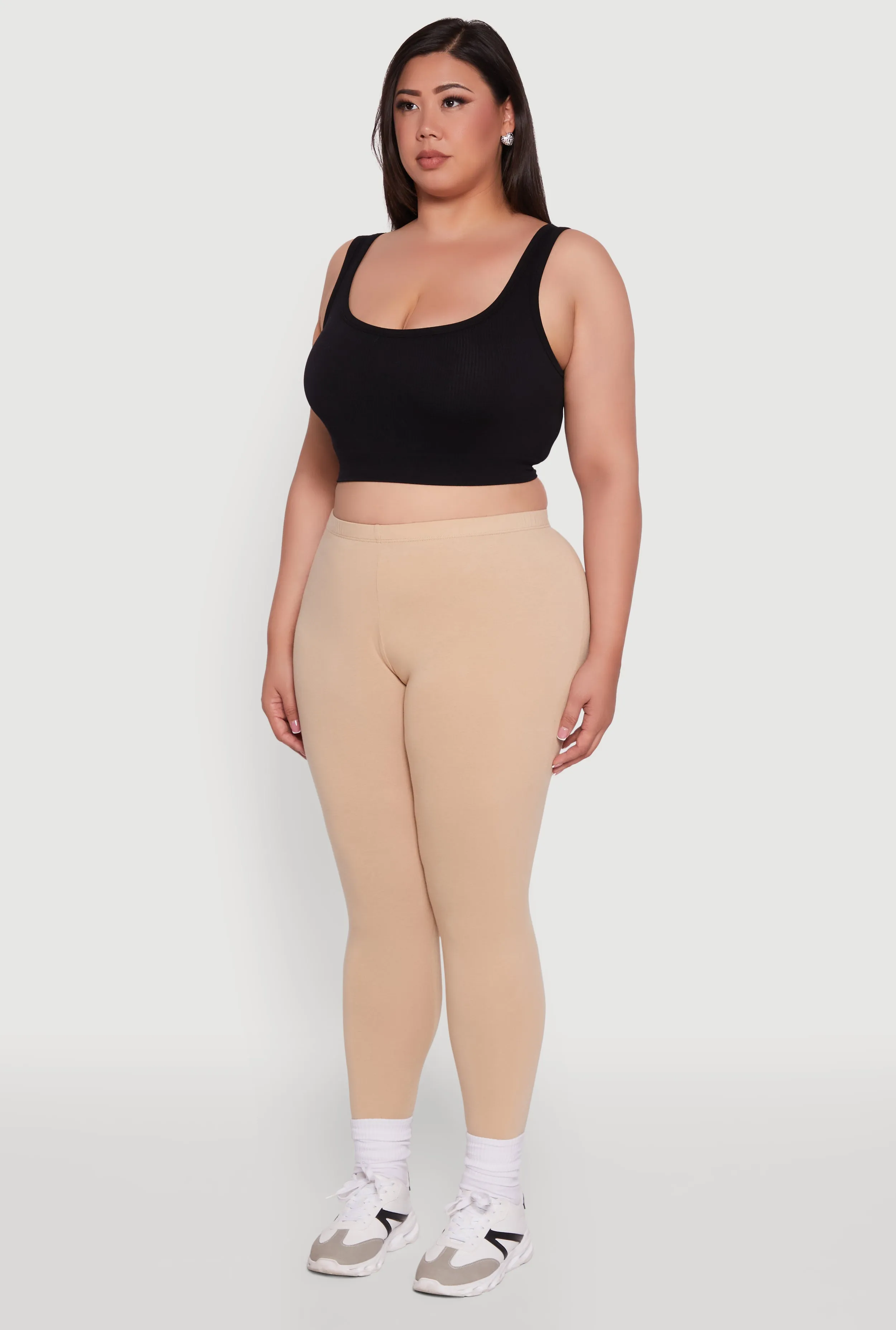 Plus Size Ambiance Basic Leggings sold by Rainbow product image thumbnail 3
