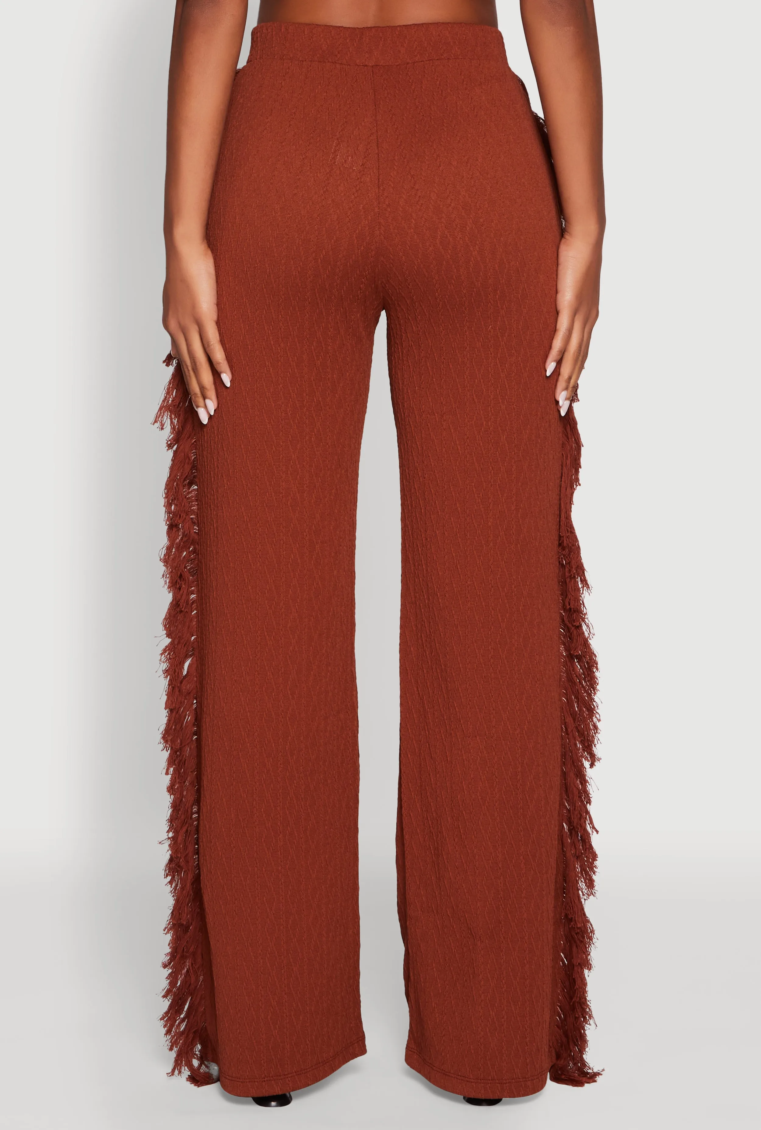 Pull On Fringe Side Straight Leg Pants sold by Rainbow product image thumbnail 5