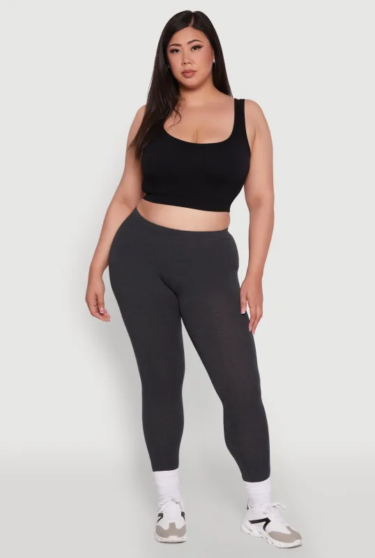 Plus Size Ambiance Basic Leggings sold by Rainbow