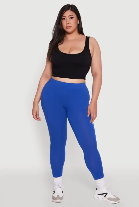 Plus Size Ambiance Basic Leggings sold by Rainbow