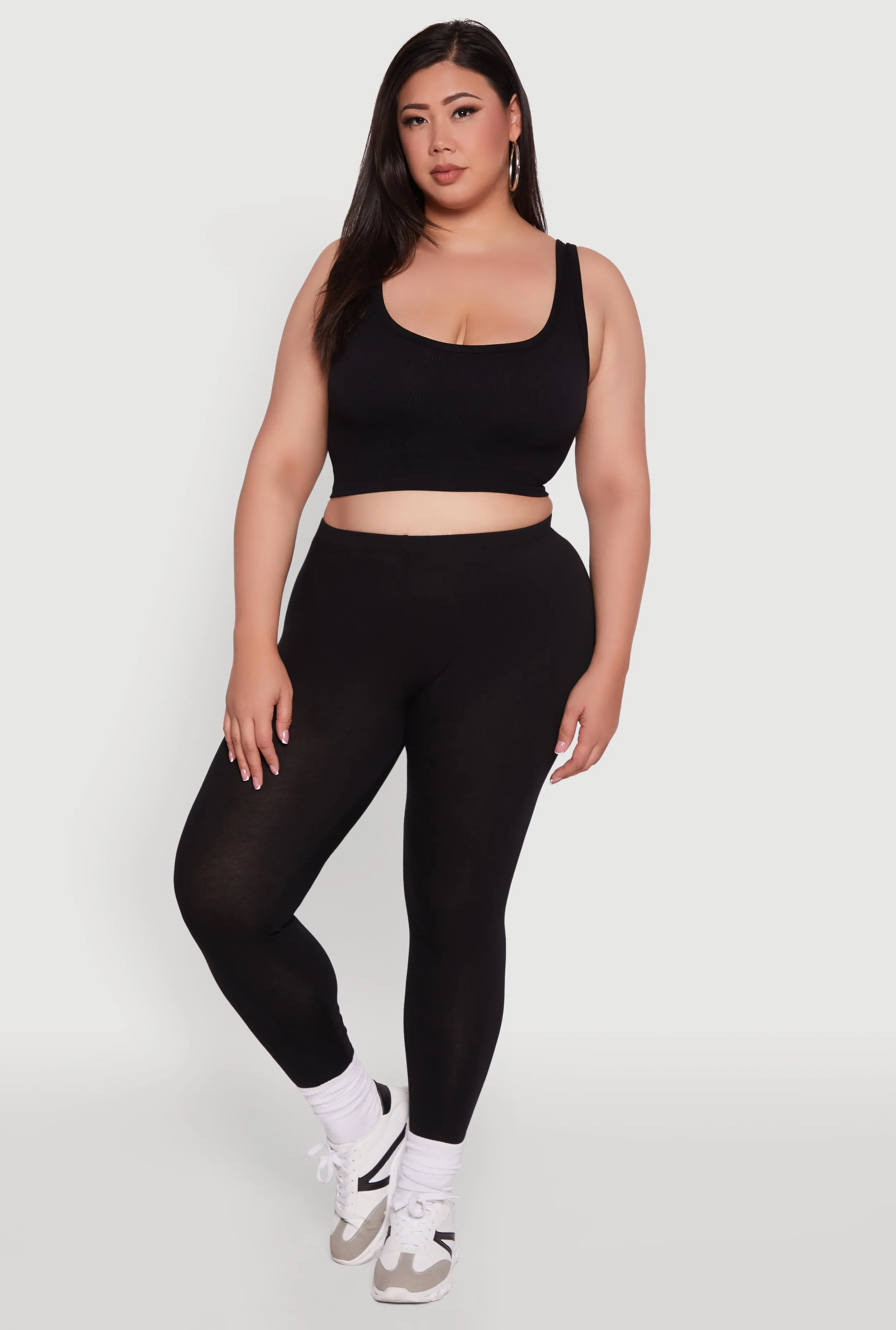 Plus Size Ambiance Basic Leggings sold by Rainbow