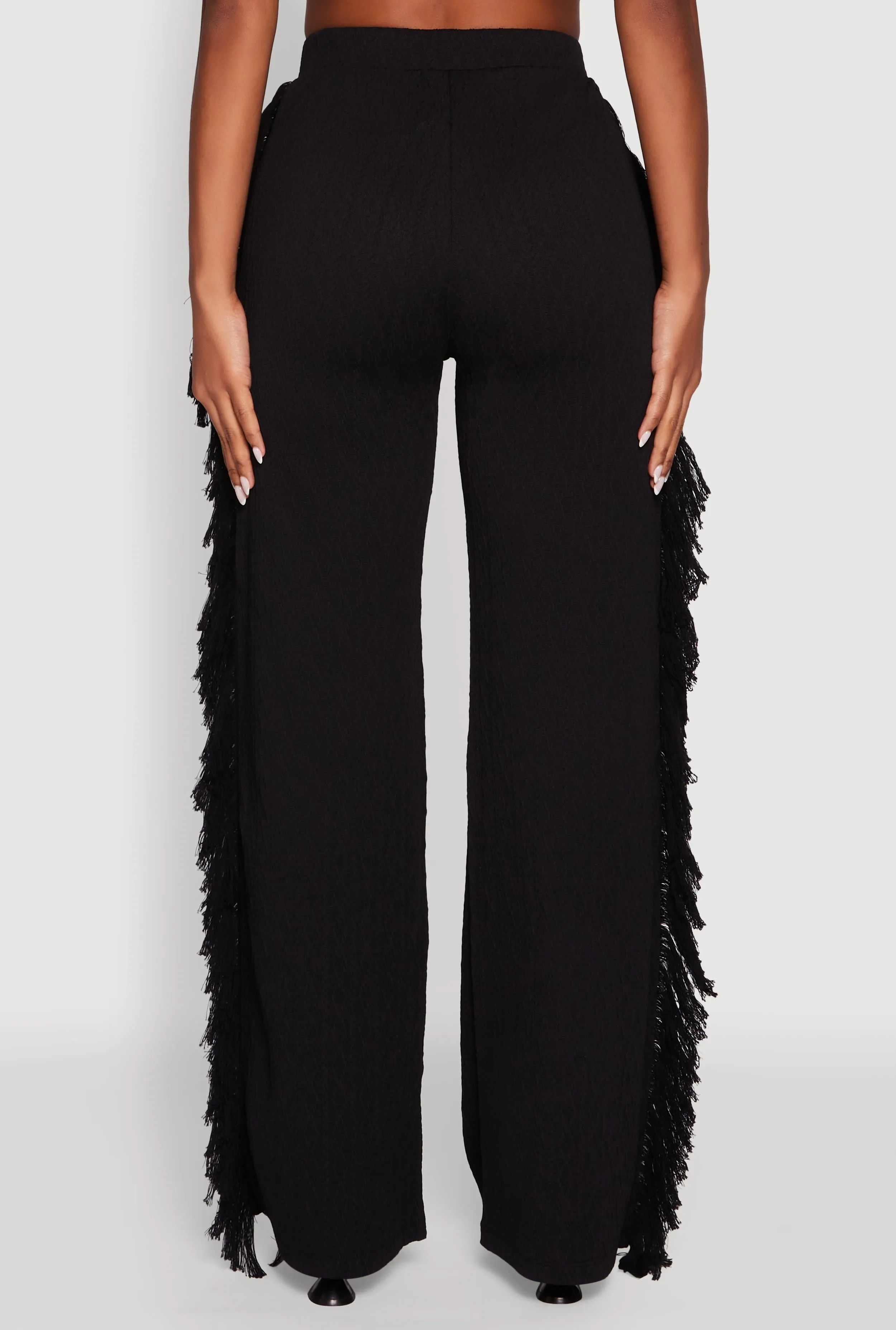 Pull On Fringe Side Straight Leg Pants sold by Rainbow product image thumbnail 5
