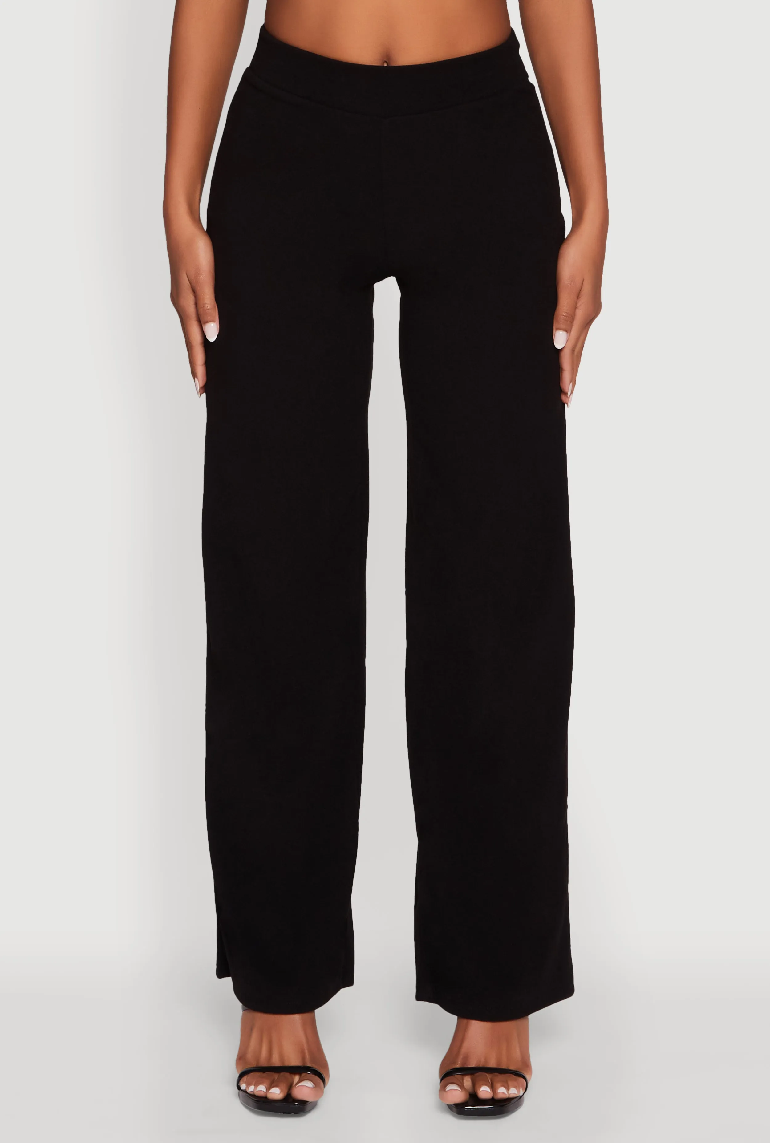 Brushed Knit Pull On Straight Leg Pants sold by Rainbow product image thumbnail 3