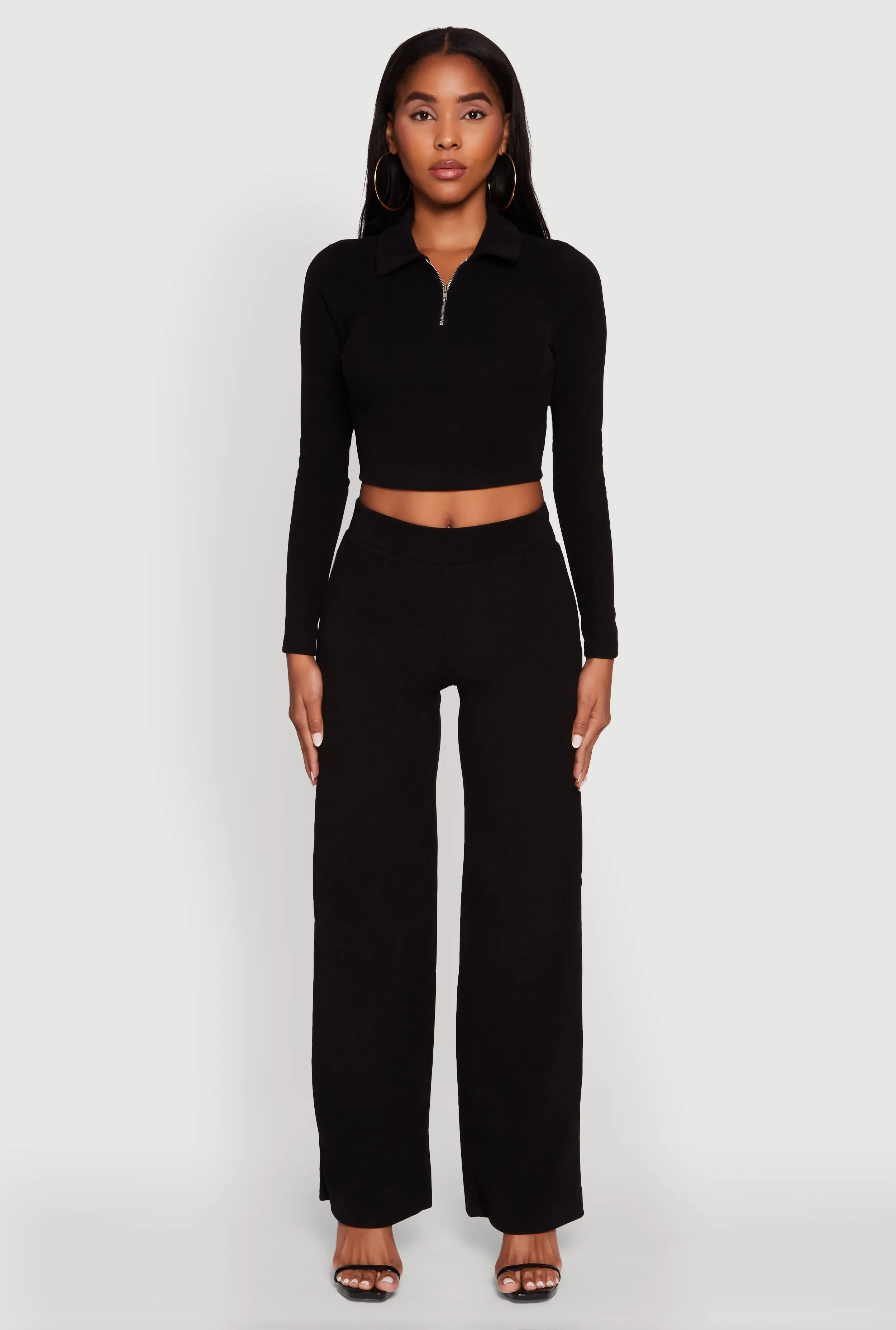 Brushed Knit Pull On Straight Leg Pants sold by Rainbow product image thumbnail 2