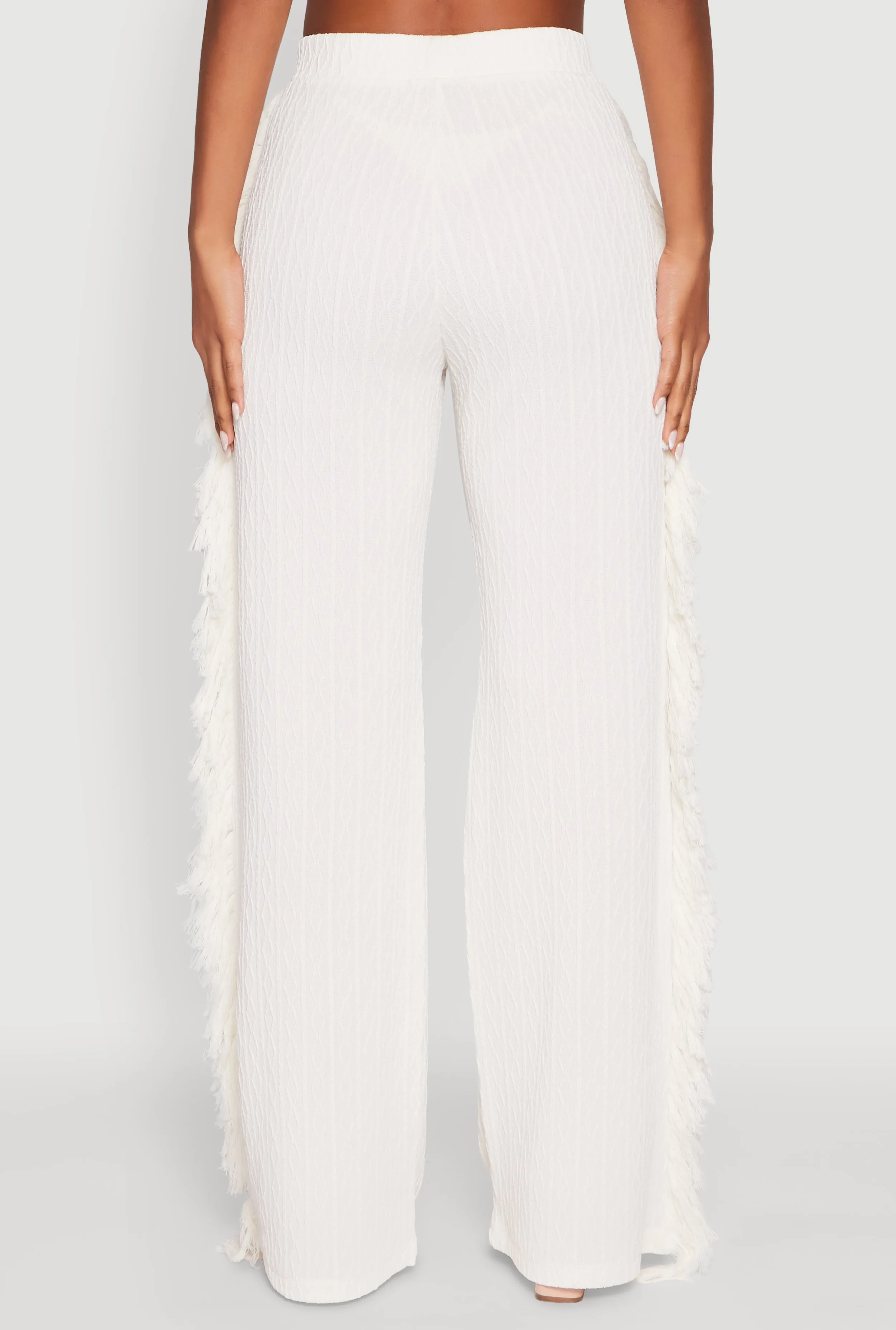 Pull On Fringe Side Straight Leg Pants sold by Rainbow product image thumbnail 5