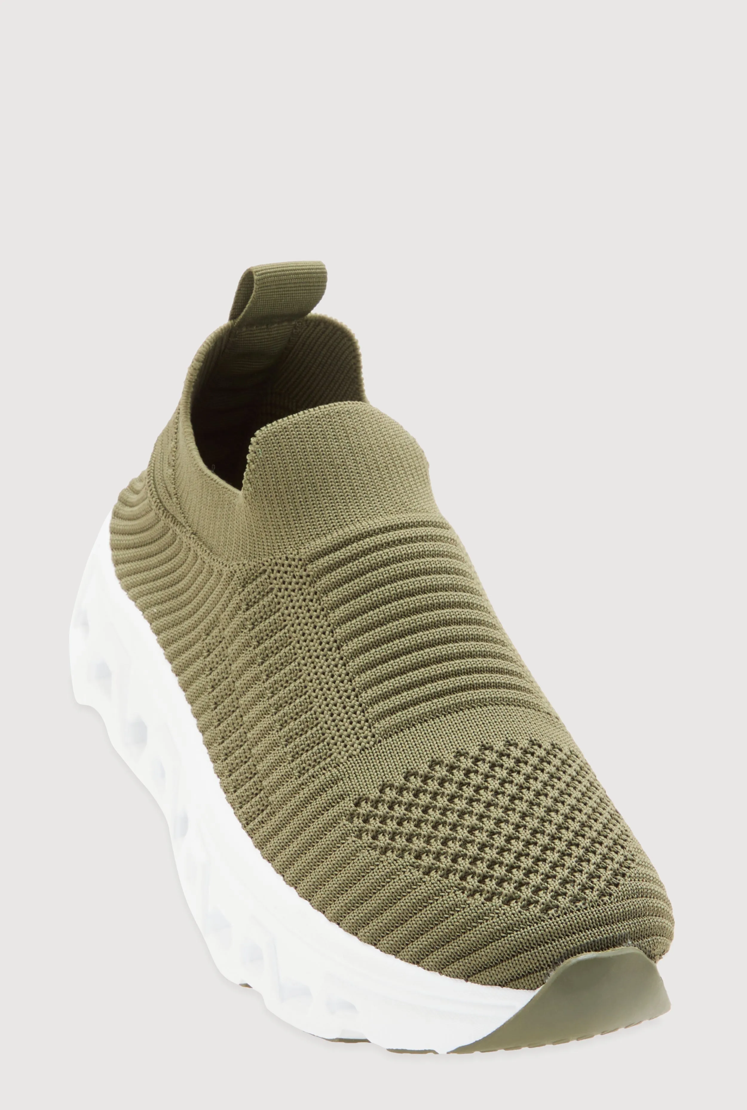 Color Block Cut Out Sole Slip On Sneakers sold by Rainbow