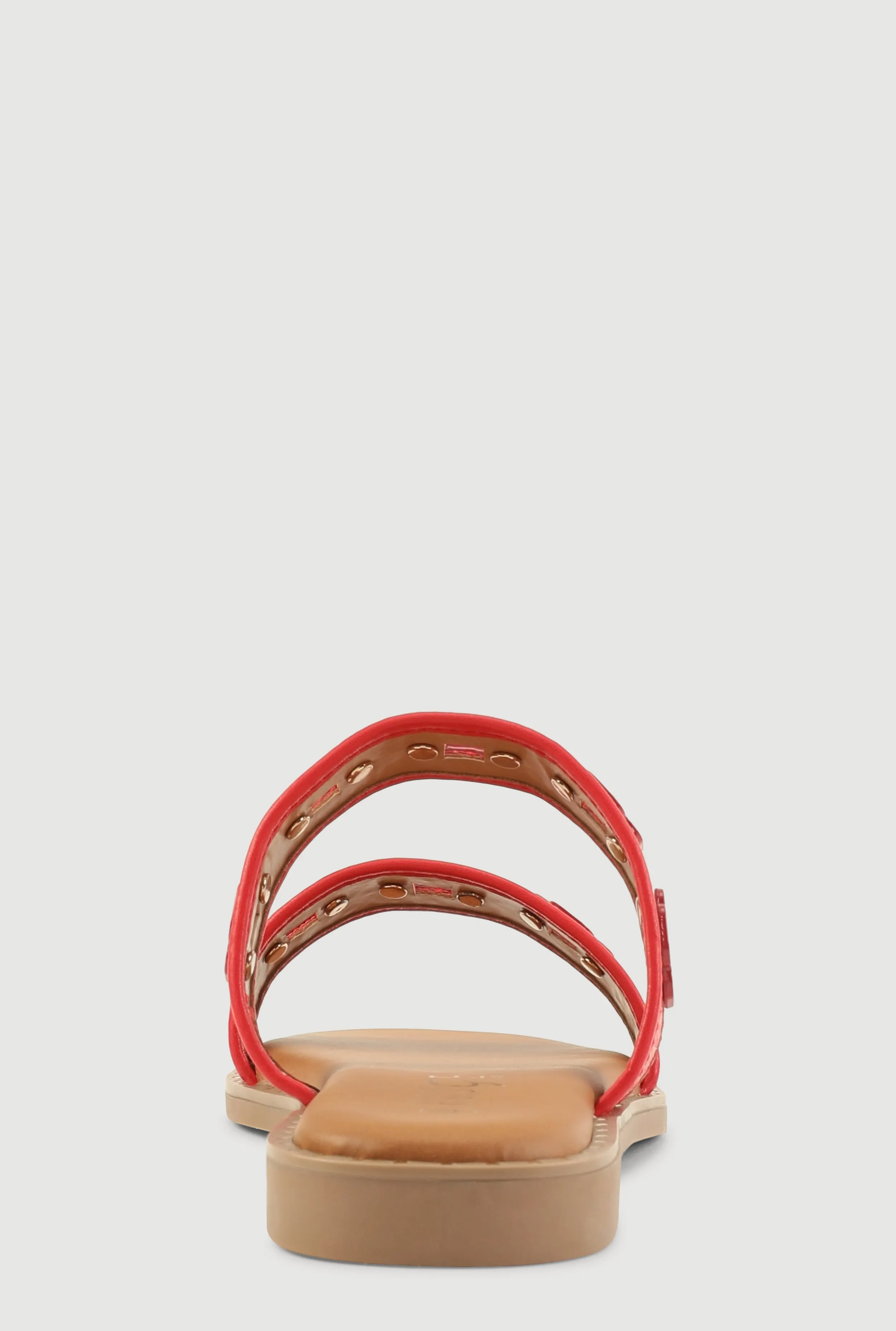 Metallic Floral Cut Out Detail Slide Sandals sold by Rainbow product image thumbnail 3