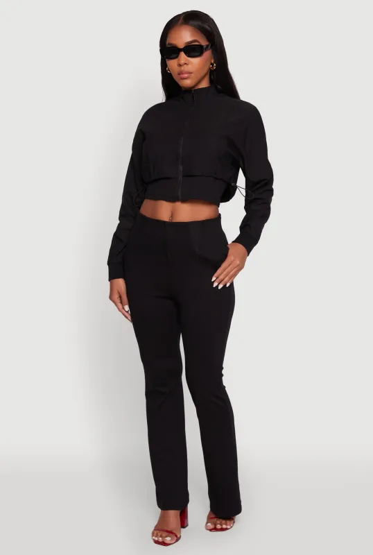 Pull On Pintuck Flared Pants sold by Rainbow