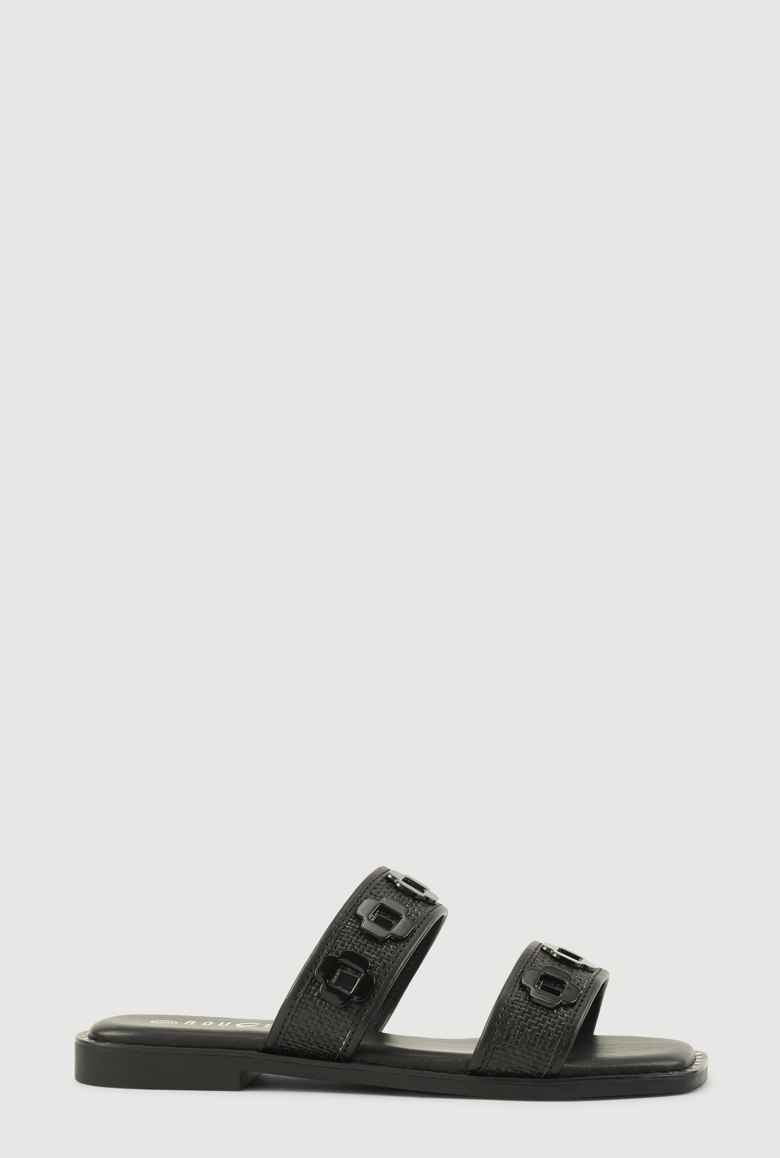 Metallic Floral Cut Out Detail Slide Sandals sold by Rainbow product image thumbnail 2