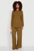 Iris Shadow Stripe Textured Knit Button Front Shirt sold by Rainbow
