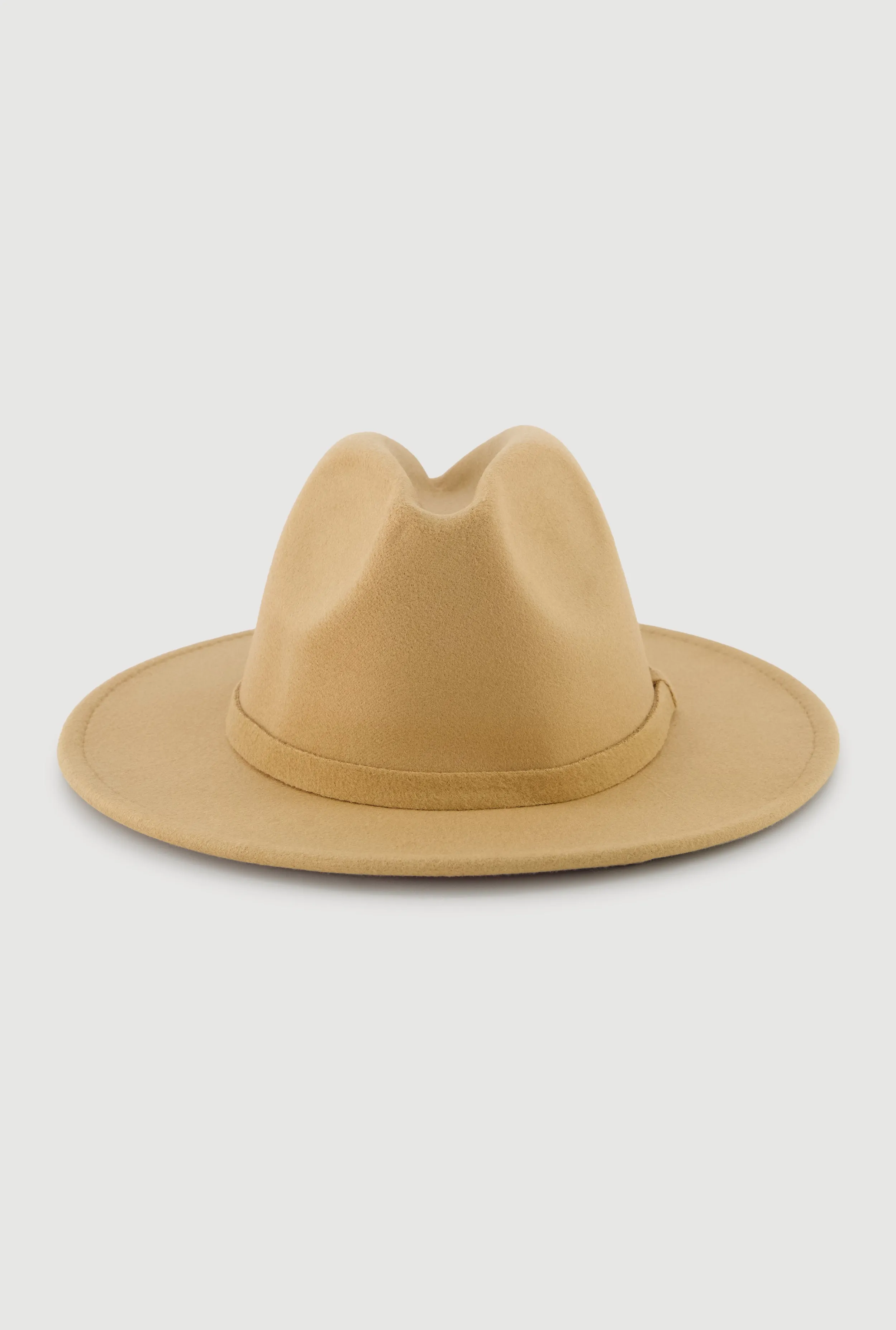 Stylish Faux Suede Panama Hat sold by Rainbow product image thumbnail 3