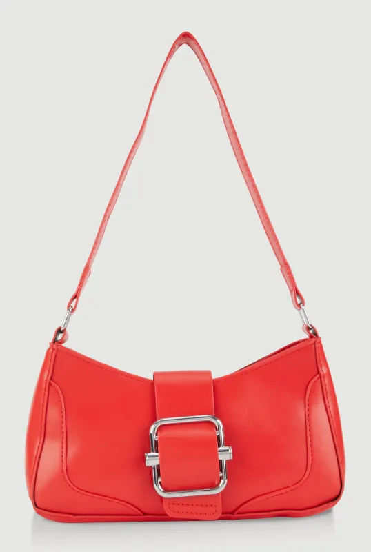 Buckle Detail Shoulder Bag sold by Rainbow