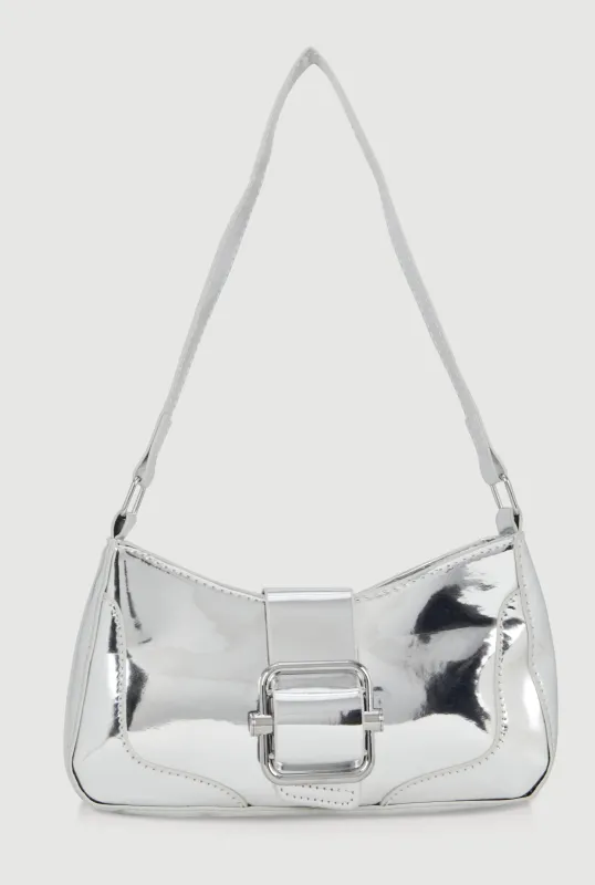 Buckle Detail Shoulder Bag sold by Rainbow