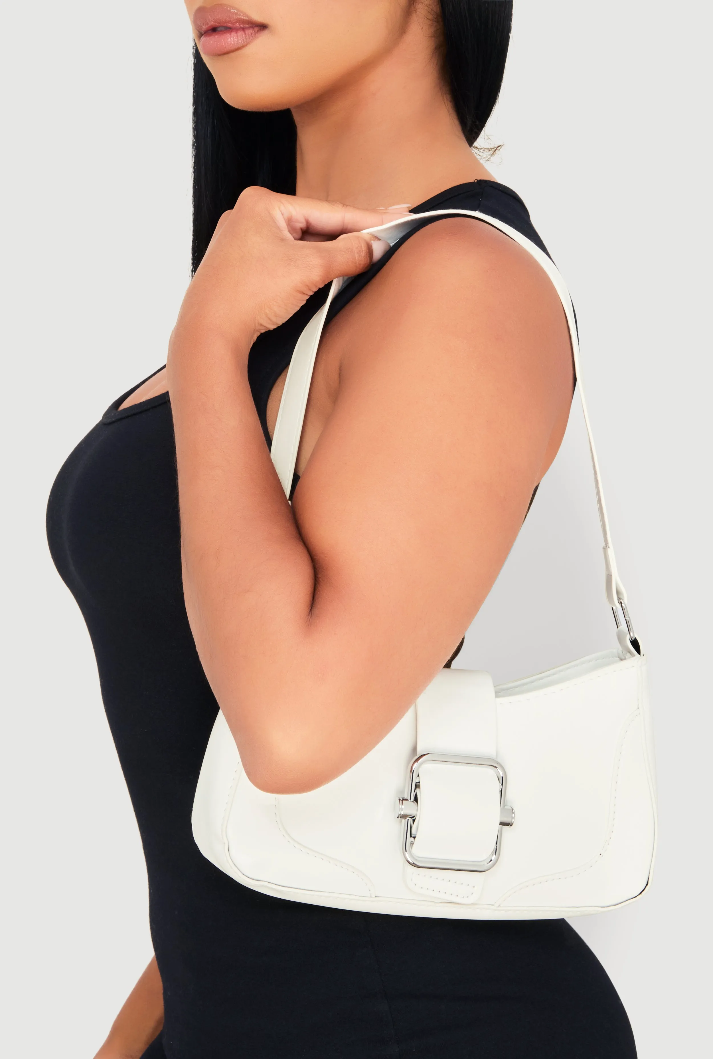 Buckle Detail Shoulder Bag sold by Rainbow product image thumbnail 2