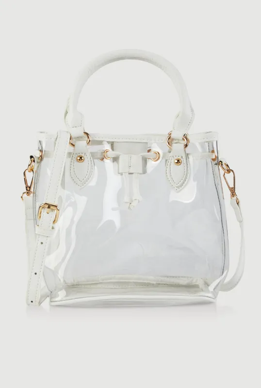 Transparent Bucket Bag sold by Rainbow