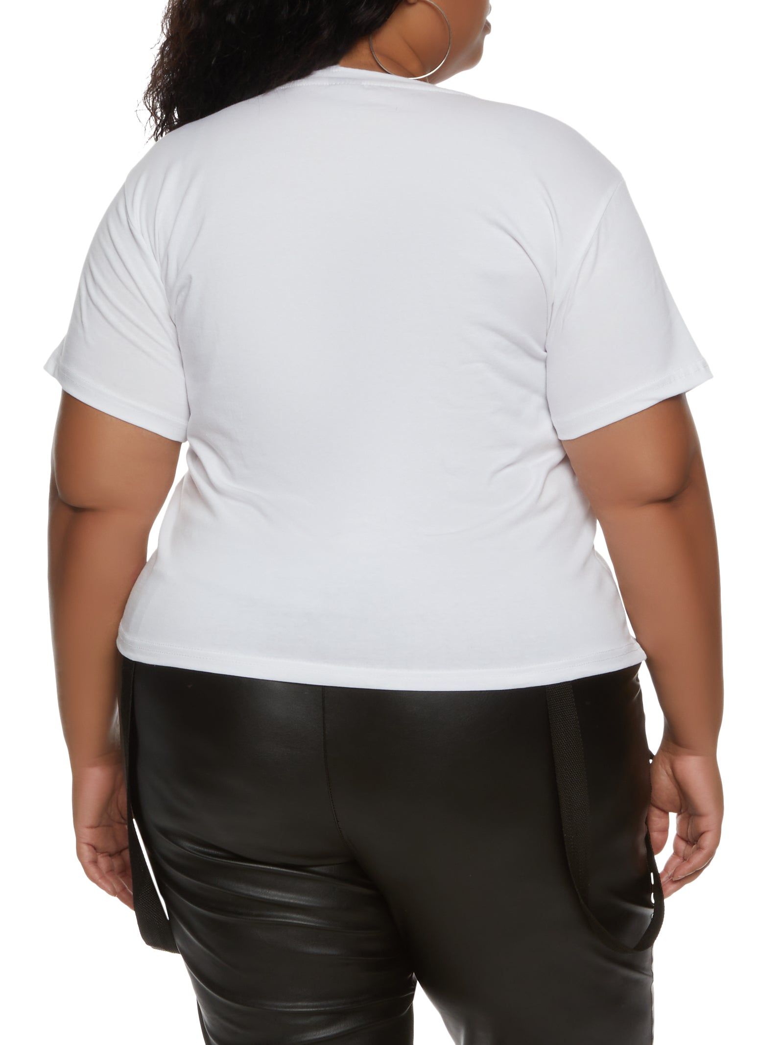 Plus Size Faith Hope Love Rhinestone Graphic Tee sold by Rainbow product image thumbnail 2