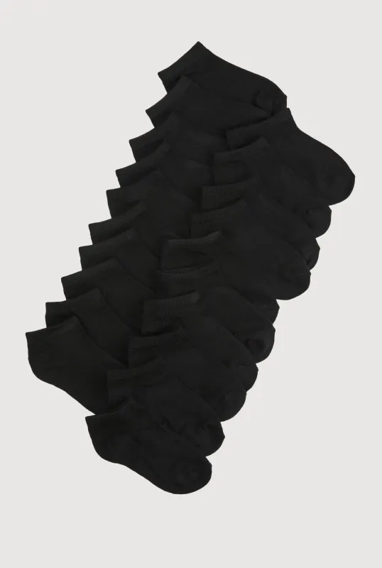 Boys Low Cut Socks Size 20 Pack Size 11-4 sold by Rainbow