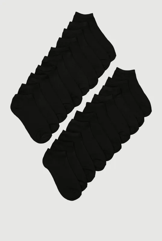 Girls Basic Socks 20 Pack sold by Rainbow