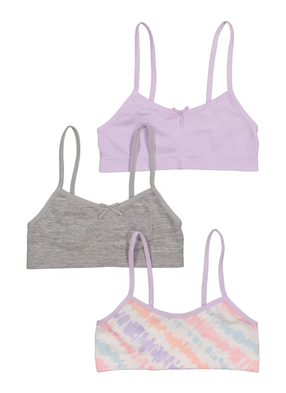 Girls Seamless Cami Bras 3 Pack sold by Rainbow