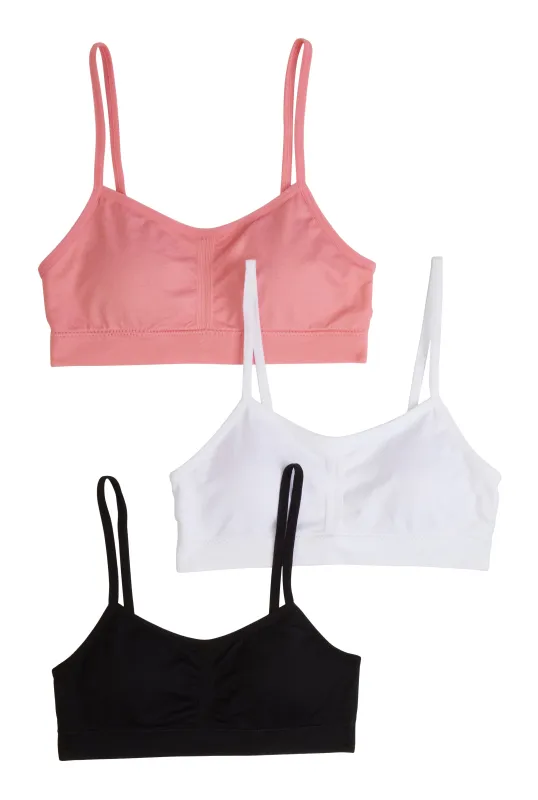 Girls Seamless Basic Cami Bras 3 Pack sold by Rainbow