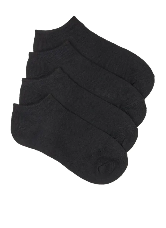 Basic Ankle Socks 4 Pack Size 9-11 sold by Rainbow