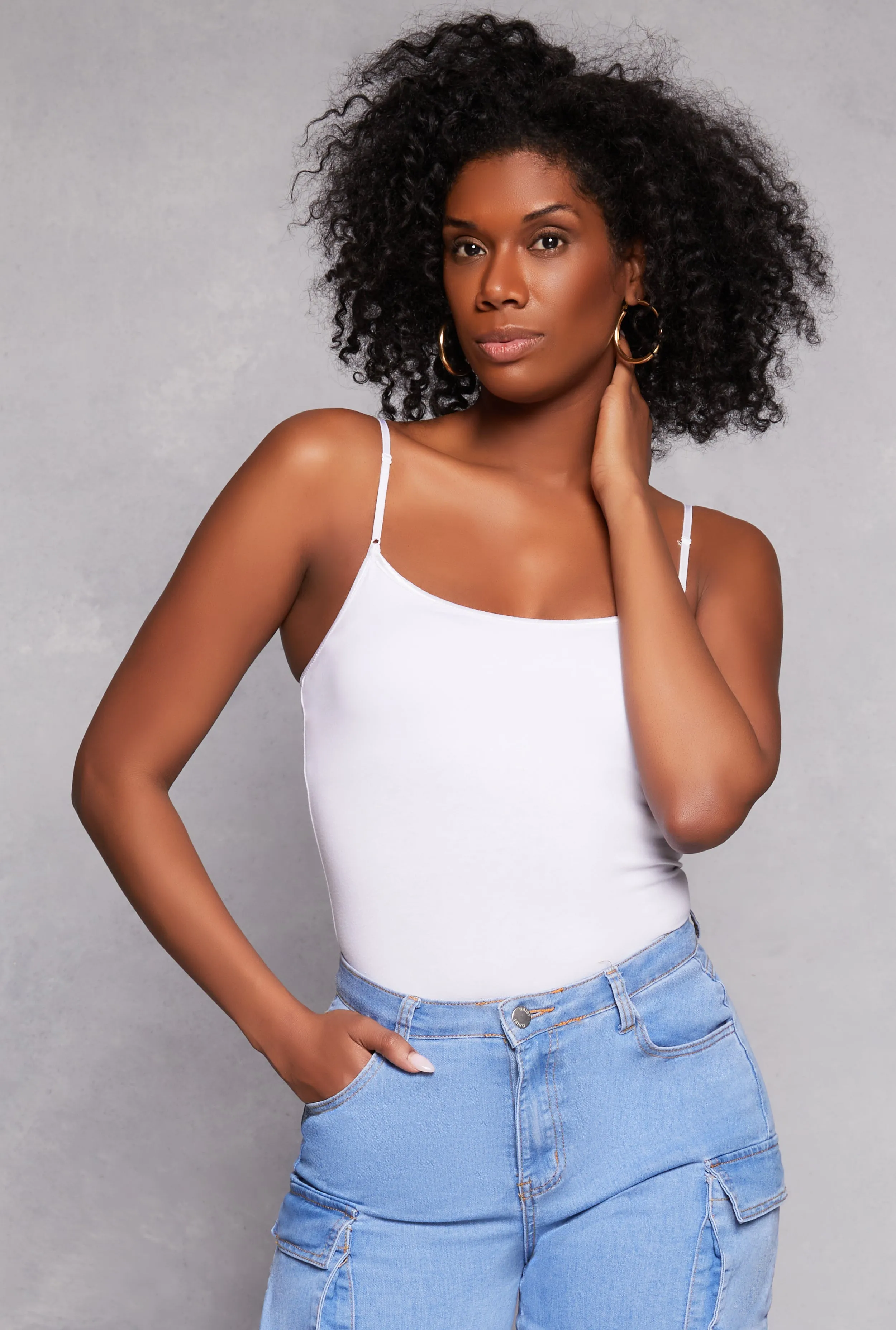 Scoop Neck Shelf Bra Cami sold by Rainbow product image thumbnail 2