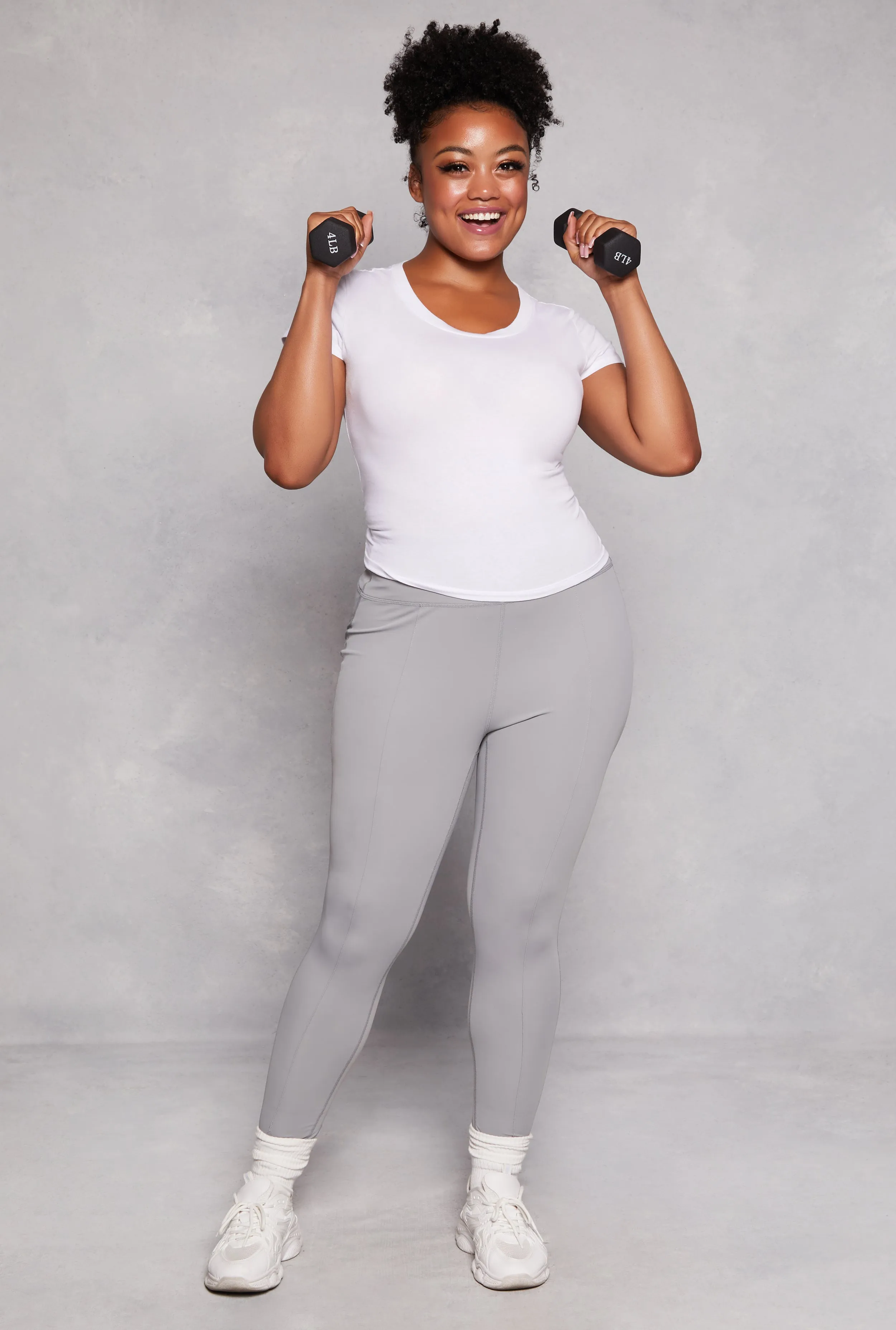 Plus Size Spandex Pintuck Leggings sold by Rainbow product image thumbnail 2