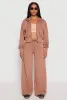 Iris Drawstring Wide Leg Sweatpants sold by Rainbow