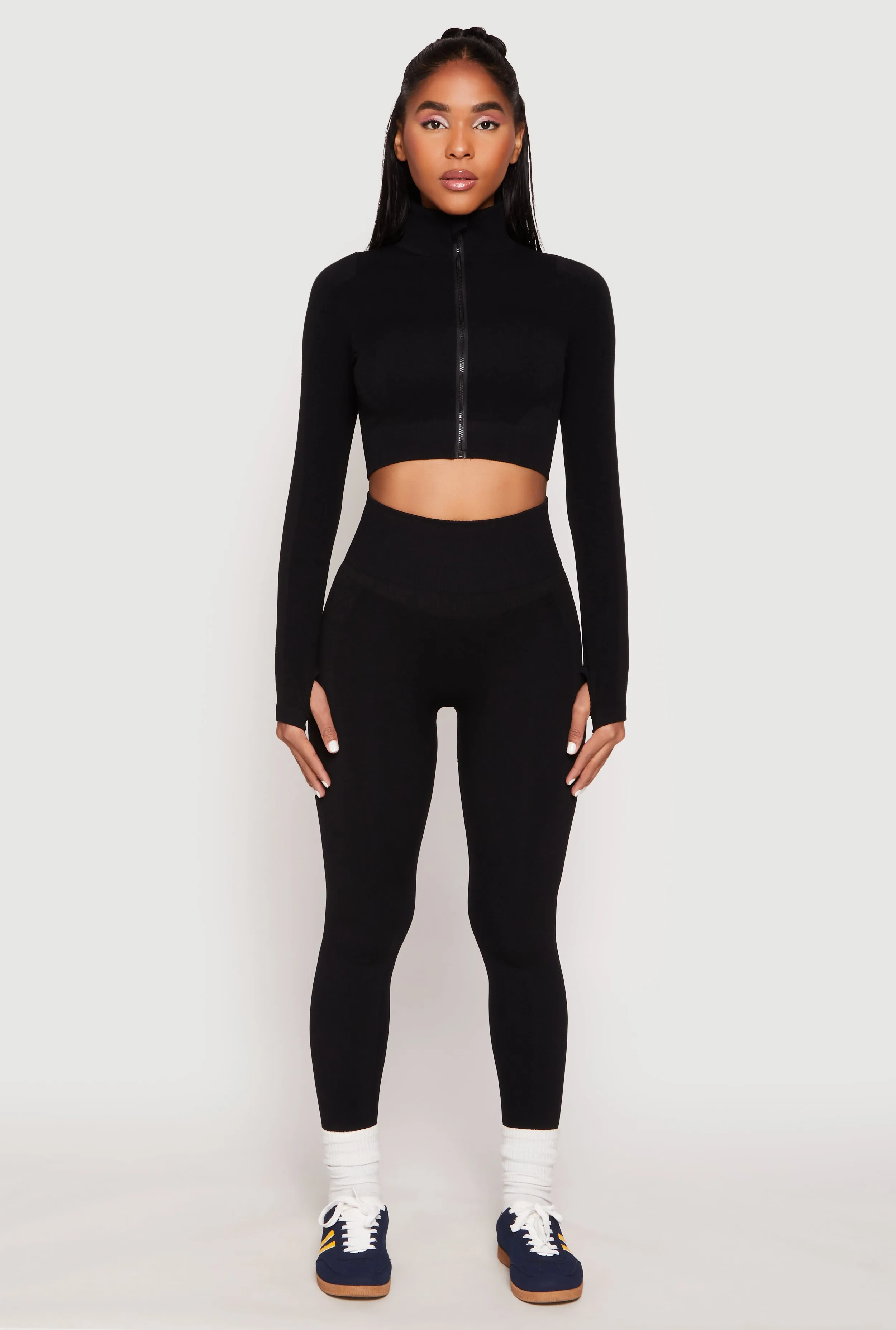 Seamless Compression Rib Leggings sold by Rainbow