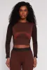 Seamless Greek Key Active Crop Top sold by Rainbow