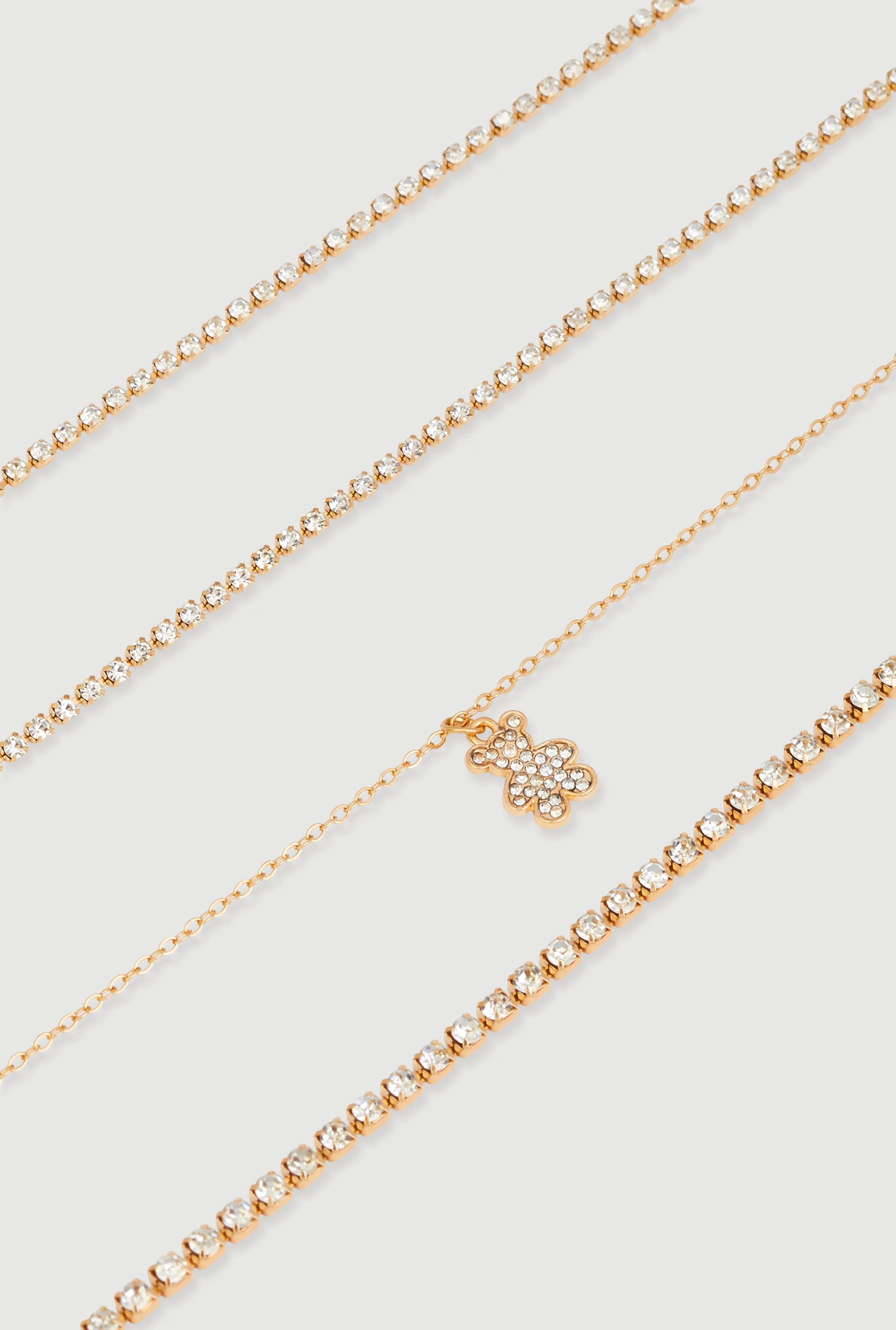 Rhinestone Bear Anklets Set of 4 sold by Rainbow product image thumbnail 2