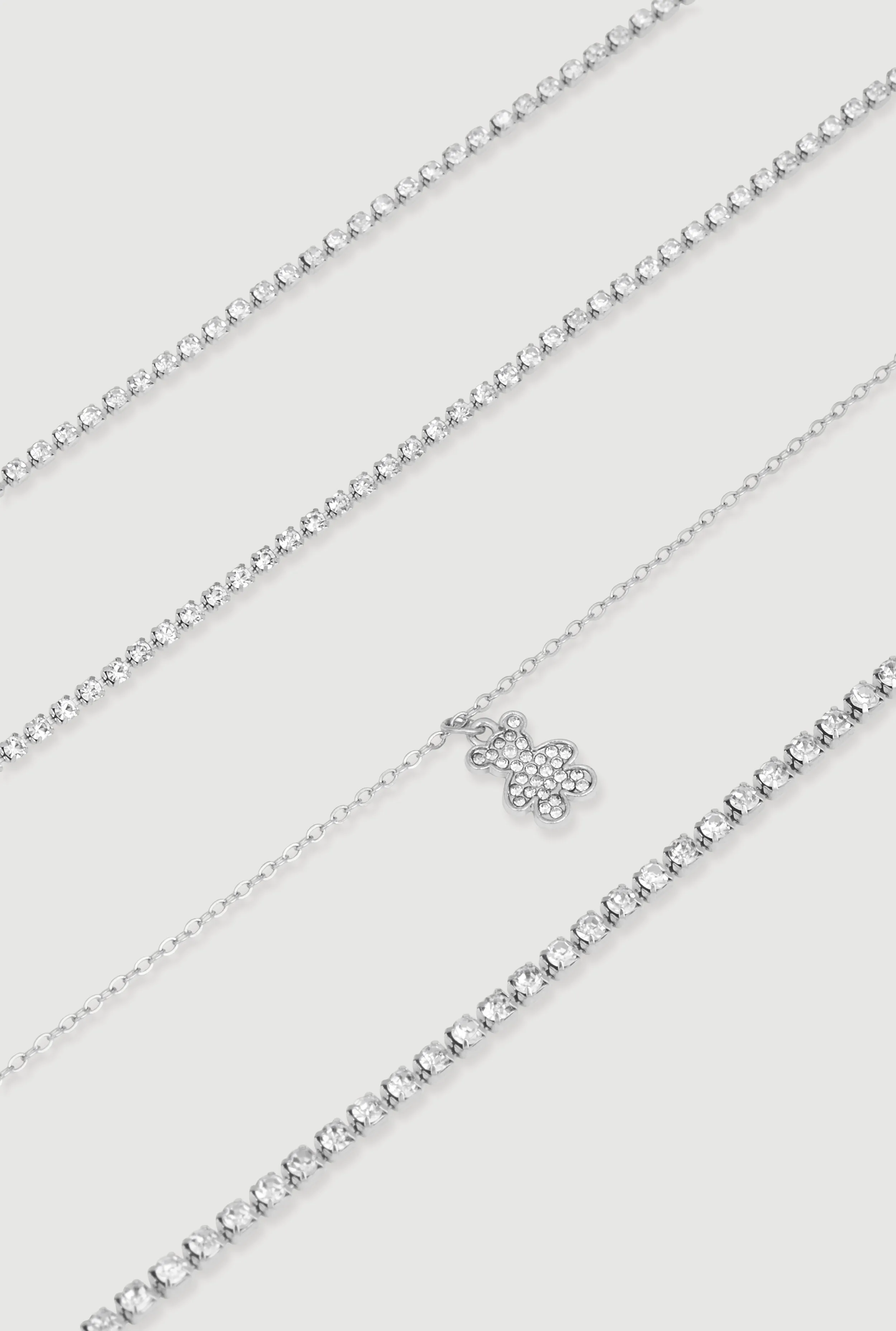 Rhinestone Bear Anklets Set of 4 sold by Rainbow