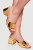 Open Toe Block Heel Mules sold by Rainbow