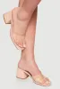 Open Toe Block Heel Mules sold by Rainbow