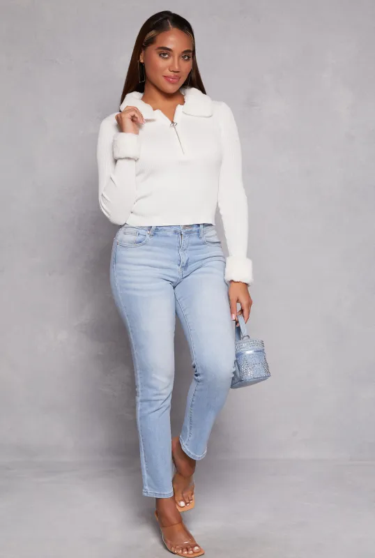 WAX Whiskered Straight Leg Jeans sold by Rainbow