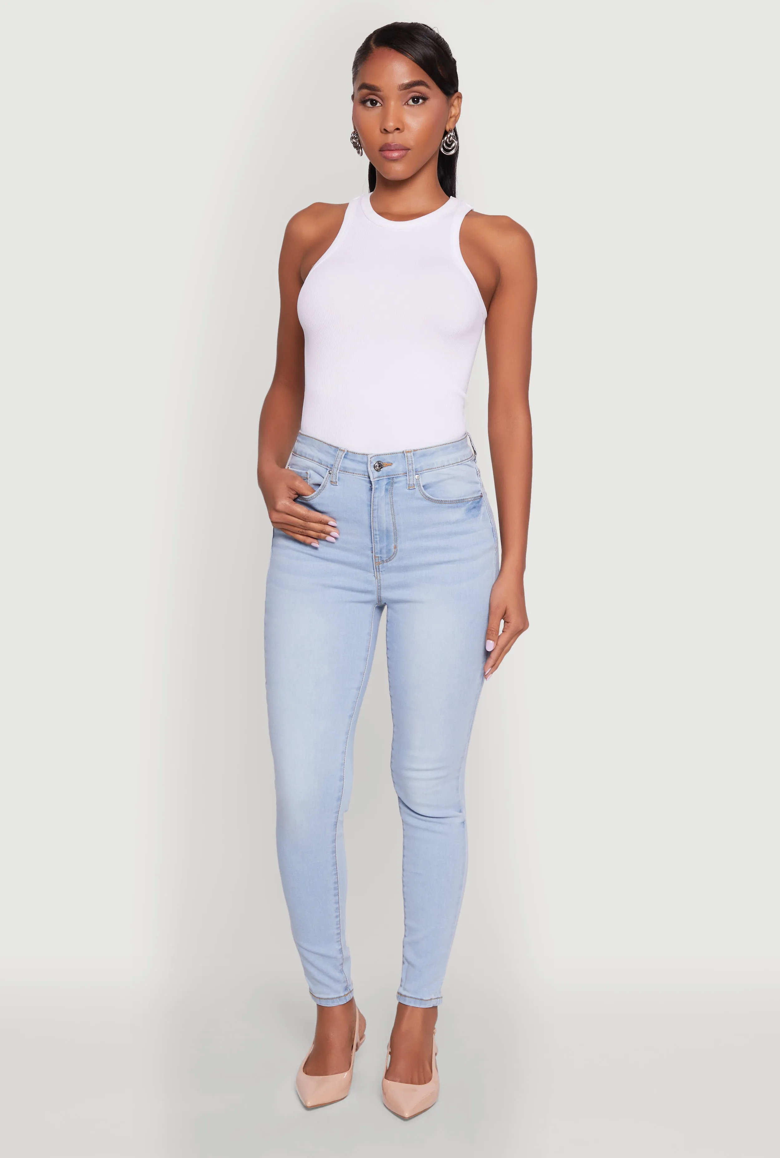 WAX Basic Skinny Jeans sold by Rainbow