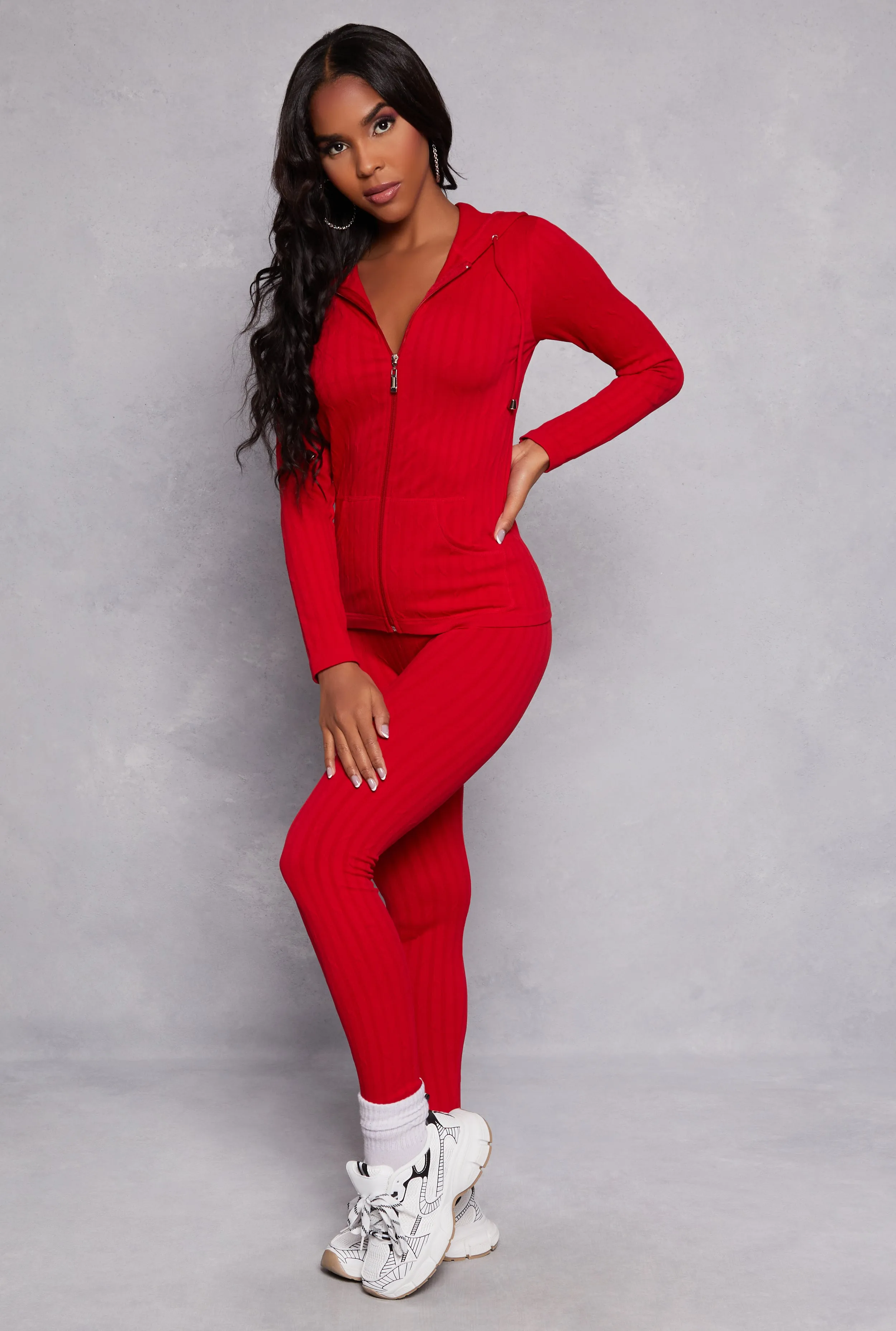 Seamless Shadow Stripe Leggings sold by Rainbow product image thumbnail 2