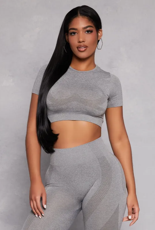 Seamless Active Crop Top sold by Rainbow