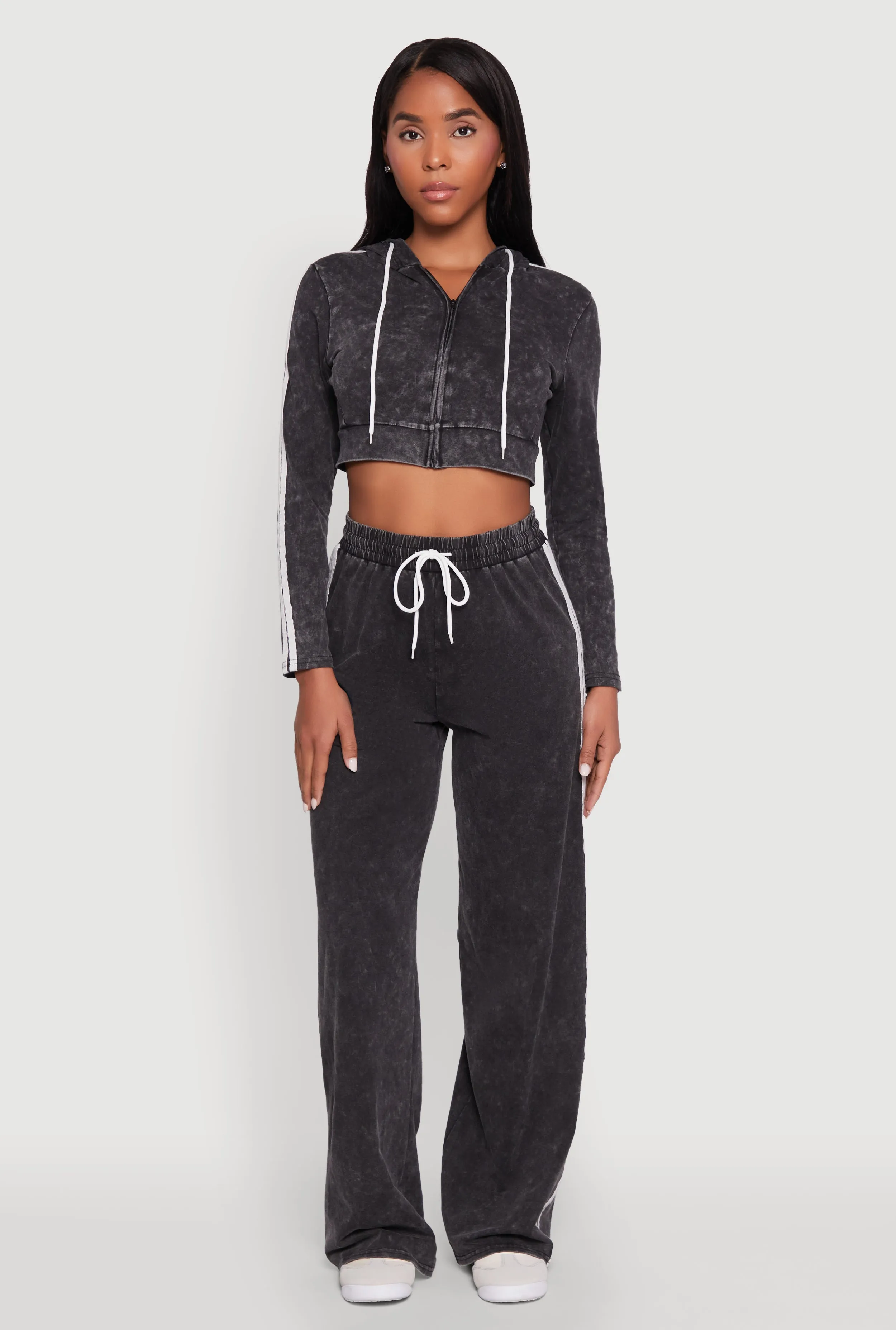 Daisy Mineral Wash Varsity Stripe Pants sold by Rainbow