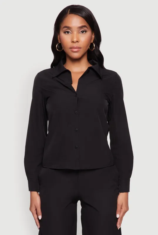 Daisy Nylon Classic Fit Long Sleeve Shirt sold by Rainbow