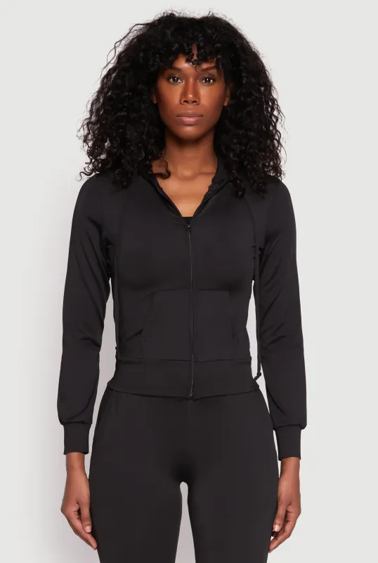 Daisy Soft Knit Front Zip Hoodie sold by Rainbow
