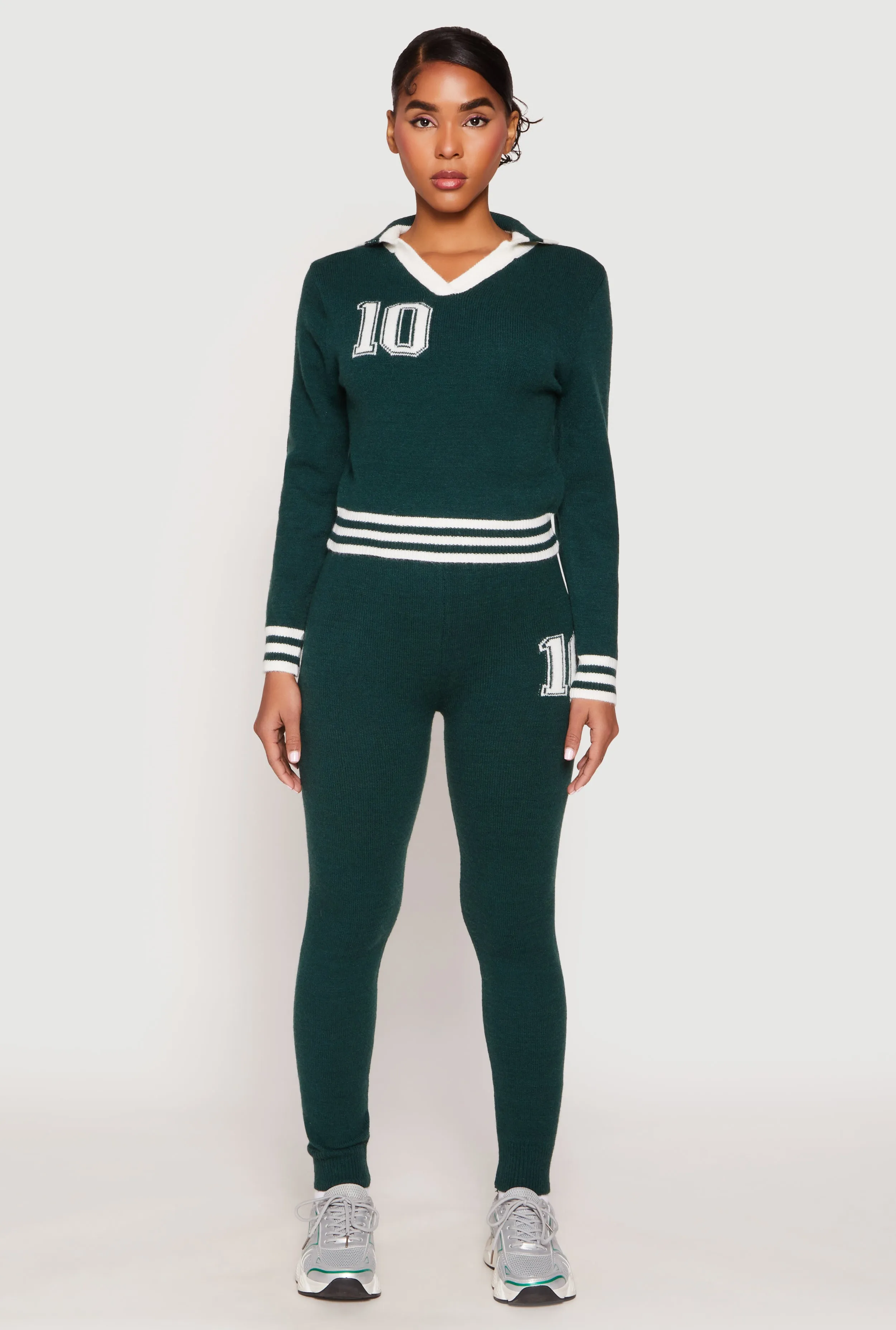 Daisy Brushed Knit 10 High Waisted Sweatpants sold by Rainbow product image thumbnail 4