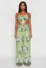High Waist Floral Palazzo Pants sold by Rainbow