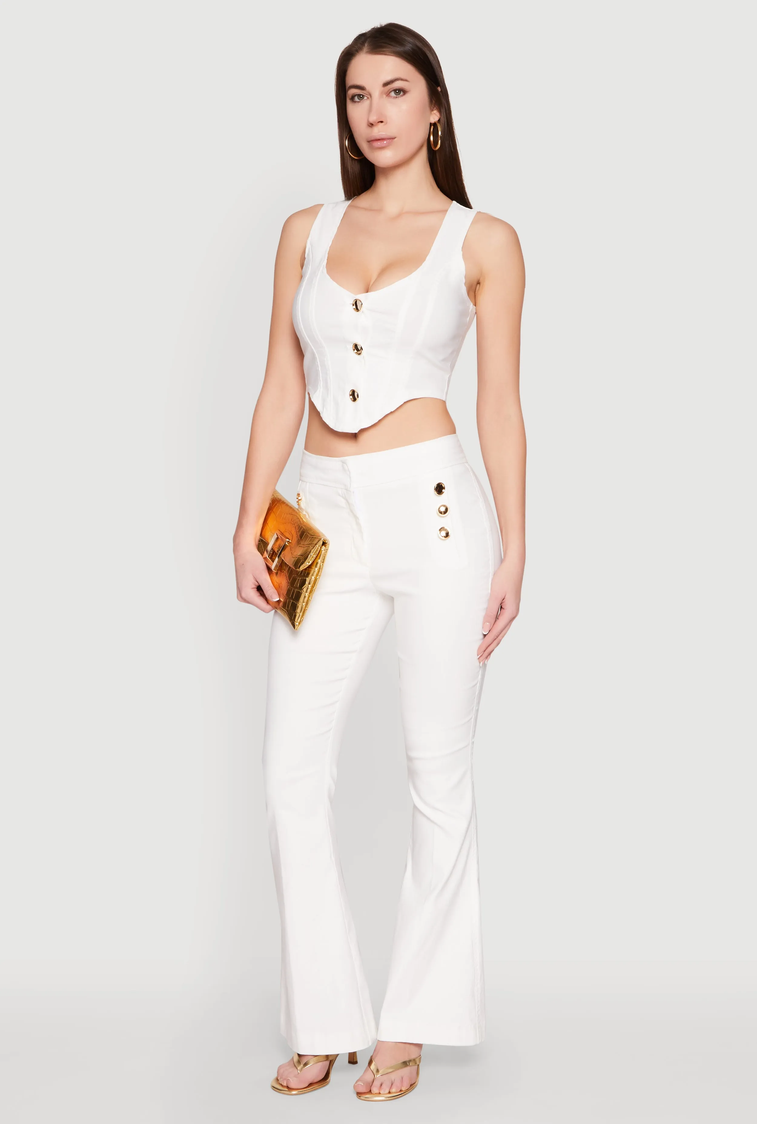 Flared Pull On Dress Pants sold by Rainbow product image thumbnail 2