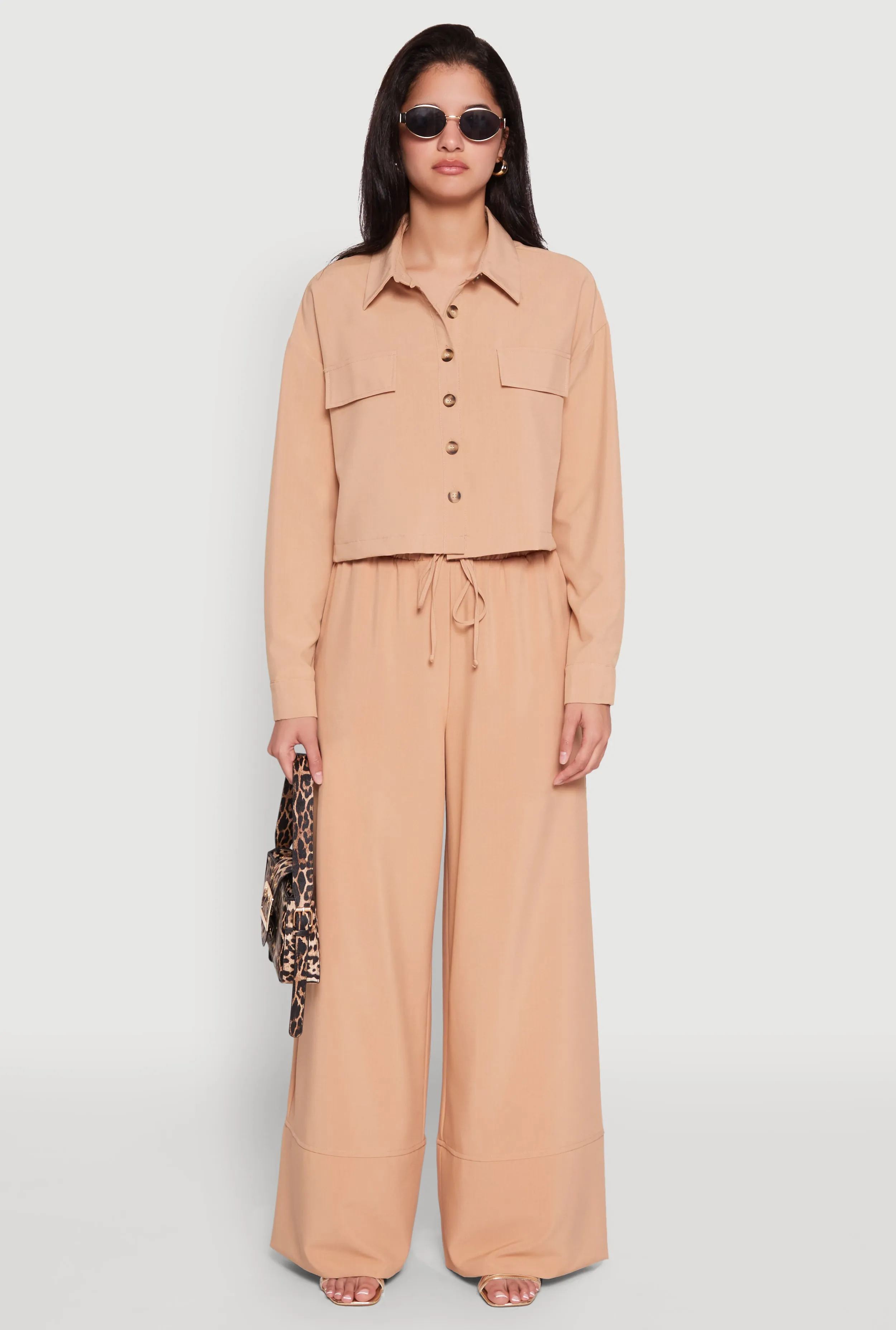 High Waisted Pintuck Detail Pants sold by Rainbow product image thumbnail 4