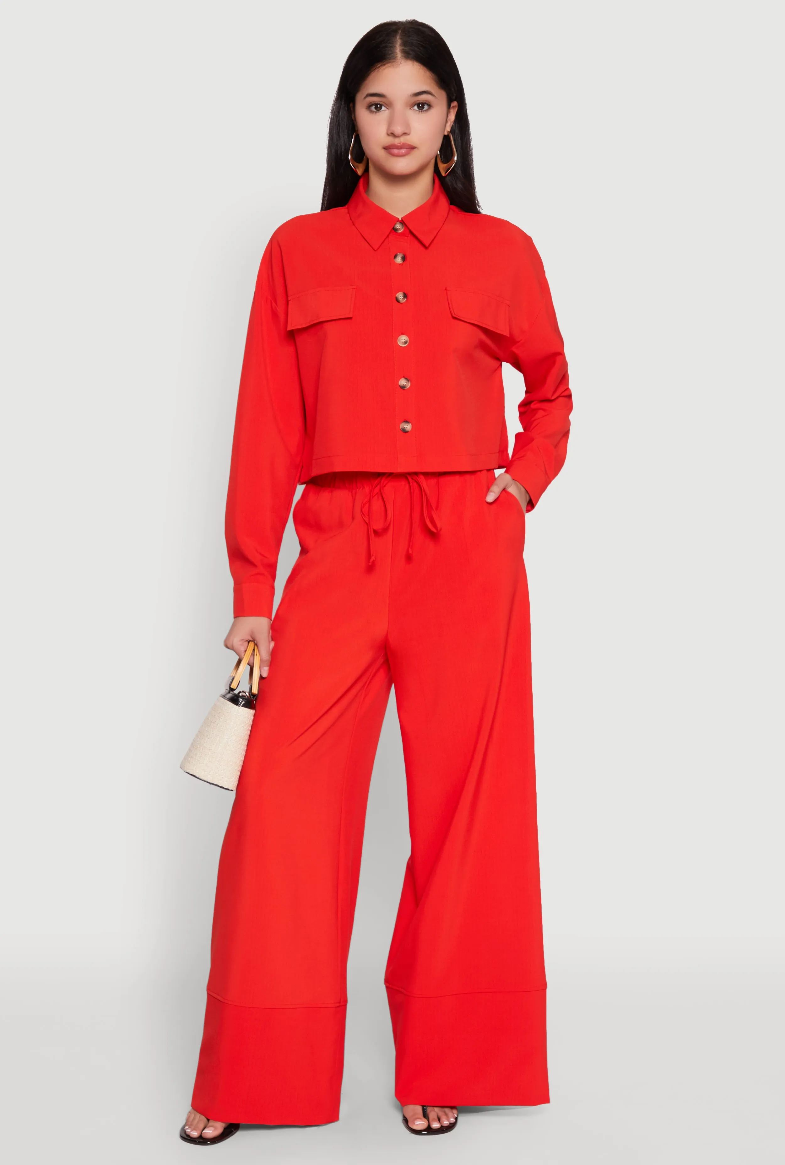 High Waisted Pintuck Detail Pants sold by Rainbow product image thumbnail 2